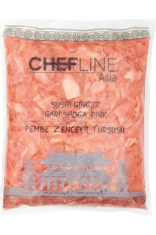 Chefline Asia Pembe Zencefil Turşusu 1500 G
