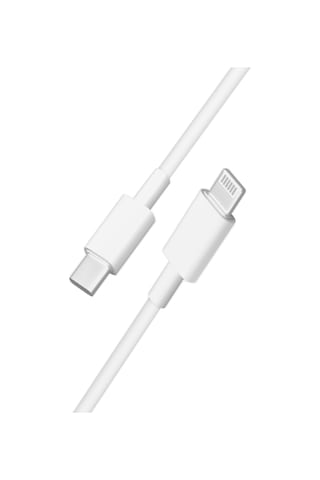 Teknonet Tn-dc15 20w Pd Plexy 100 Cm Type-c To Lightning Şarj Ve Data Kablosu Beyaz