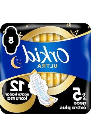 Ultra Gece Ekstra Plus Hijyenik Ped - 5 Adet
