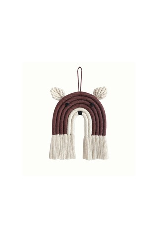 Tilki Ayı Gökkuşağı Geyik Makrome El Dokuma Çocuk Odası Bulut Odası Goblen Dekor Fx