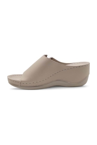 Muya Perla 31148-045 Anatomik Taban Kadın Terlik Krem 36-40 Krem