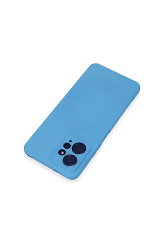 Gld-spt- Newface Xiaomi Redmi Note 12 4g Kılıf Nano İçi Kadife Silikon - Mavi