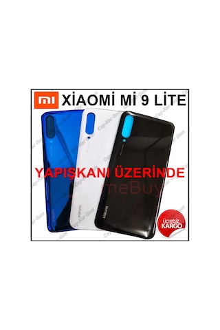 Xiaomi Mi 9 Lite Arka Kapak Batarya Pil Kapağı Cam