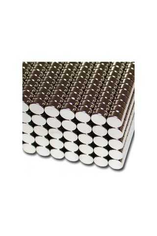 50 Adet 6Mm X 3Mm Yuvarlak Güçlü Neodyum Mıknatıs Magnet