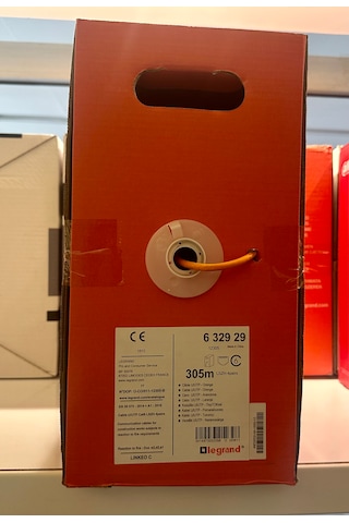 Legrand 632929 Cat6 U/utp Lszh H.f. 23awg 305 M. Turuncu