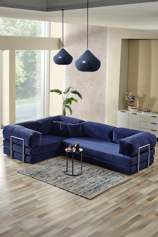 Legom Lucas Aktivite Koltuğu Yatak Olabilen Çok Amaçlı Kanepe L Koltuk Mavi Mavi