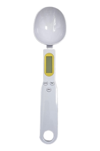 Dancemonkey Elektronik Kaşık Ölçeği Ev Terazi 500 Gr/0,1 Beyaz, Güvenilir Beyaz