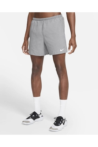 Challenger 5" Erkek Astarlı Koşu Şortu Gri