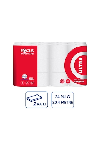 Focus Ultra Tuvalet Kağıdı 24x3 72 Li Paket