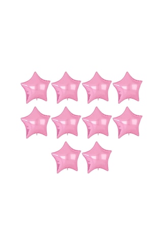 Yıldız Folyo Balon Pembe 18 Inc Çok Renkli
