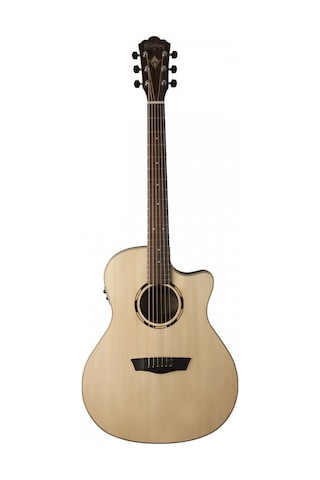 Washburn Wlo20sce Woodline 20 Elektro Akustik Masif Sedir Kapak Sıcak Karakter