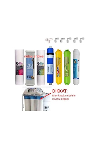 Bmb Ro 10 Lifetech Uyumlu Su Arıtma Filtresi 7'Li Filtre