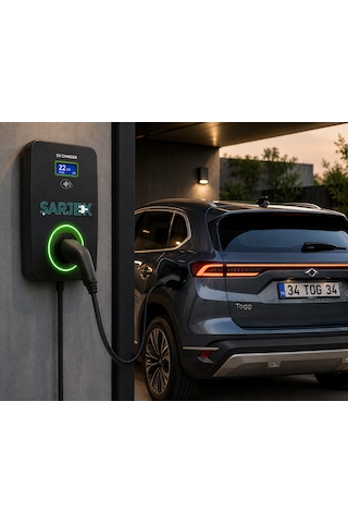 Şarjex 7,4 Kw Şarj İstasyonu Soketli