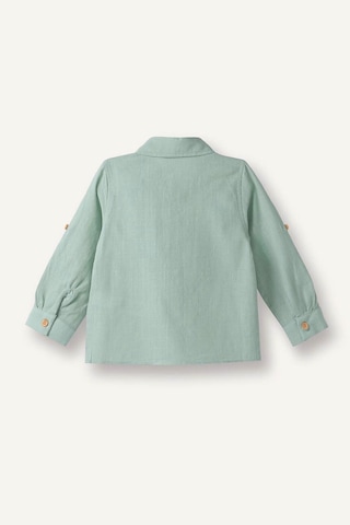 Defacto Erkek Bebek Flamlı Poplin Gömlek G7092a526spgn1123 Yeşil-gn1123