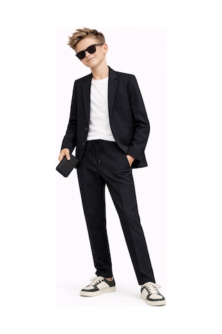 Ahengim Erkek Çocuk Modern Casual Slim Fit Takım Elbise Ak2850 Siyah