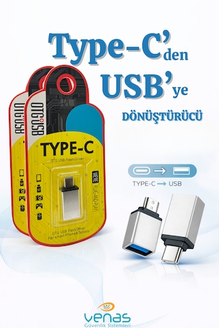 Type-c To Usb Dönüştürücü Veri Aktarımı Çevirici 1