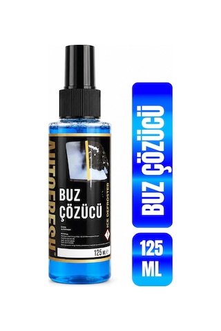 Oto Buz Çözücü Araç Araba Ayna Cam Buzlanma Önleyici Hızlı Ve Pratik Kullanım Sprey 125 Ml