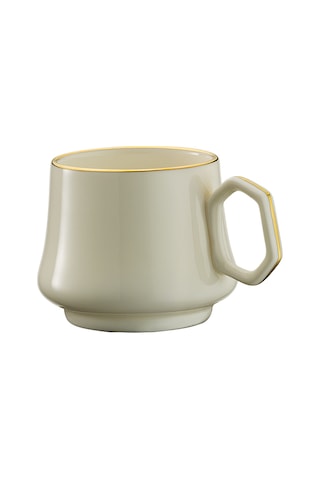 Sandro Moreno 1453 Tropikal Geometrik Gold 12 Parça 6 Kişilik Kahve Fincan Takımı 90 Ml Çok Renkli