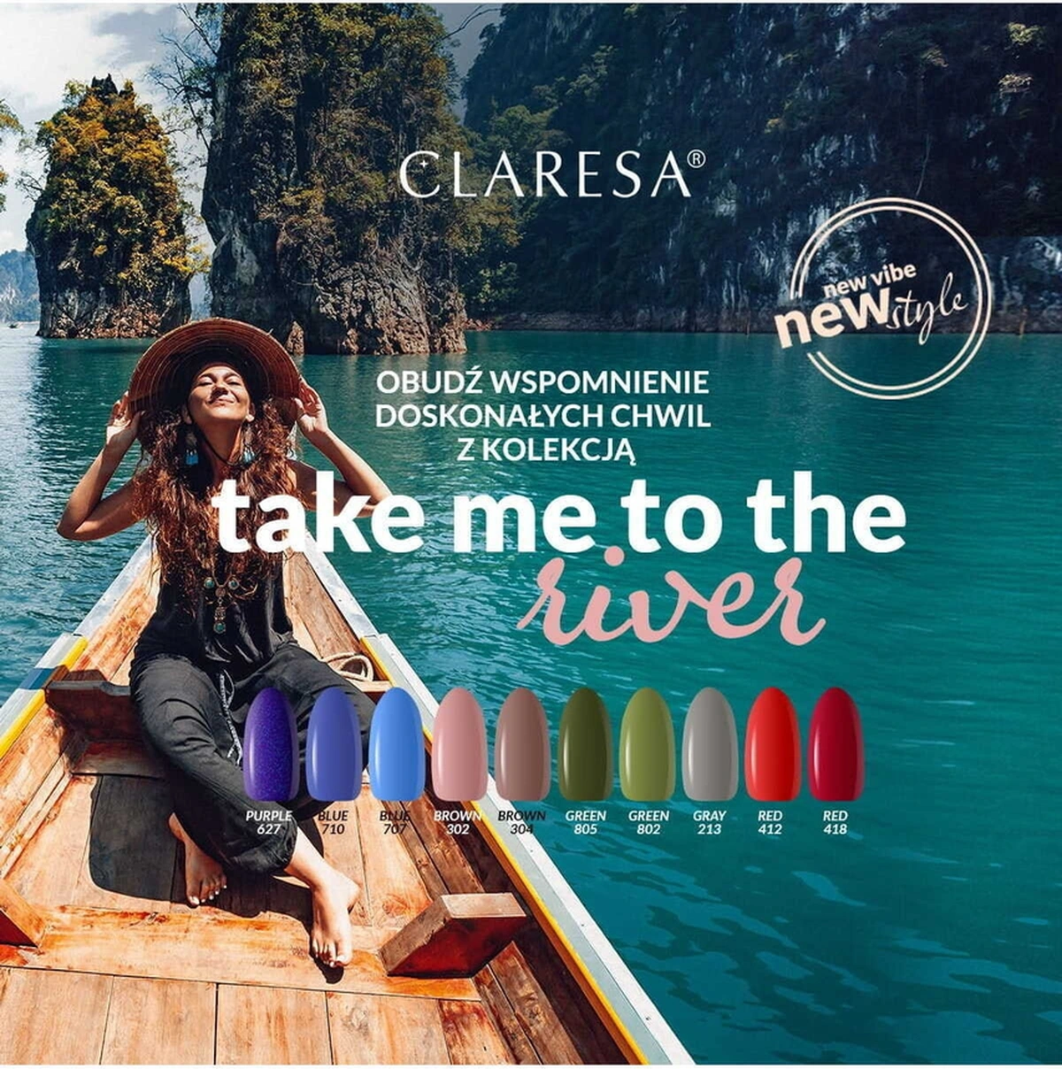 Claresa Kalıcı Oje Green Koyu Orman Yeşil 805 5gr