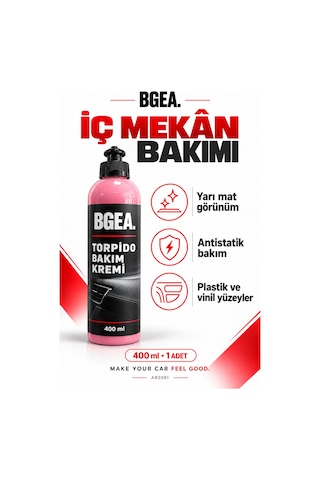 Bgea Torpido Bakım Kremi 400 Ml Yarı Mat Görünüm