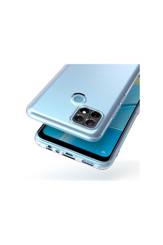 Oppo A15S Kilif Kamera Korumali Süper Silikon-Seffaf 557785503