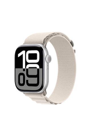 Goocamp Watch 10 46mm Uyumlu Krd-74 Hasır Kordon-beyaz