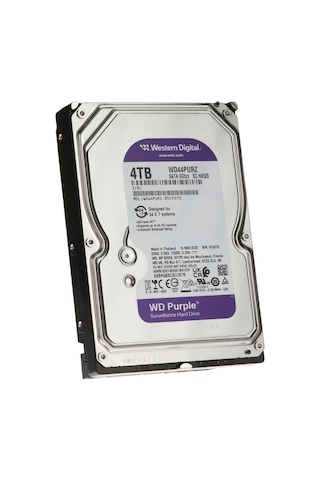Wd Purple Wd44purz 3 5" 4tb 128mb 5400 Rpm 7/24 Güvenlik Hdd Türkiye Distribütörü li