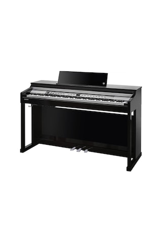 Kurzweil Cupp1-bp Dijital Piyano Siyah Lake Parlak Siyah Kaplama Lüks Görünüm