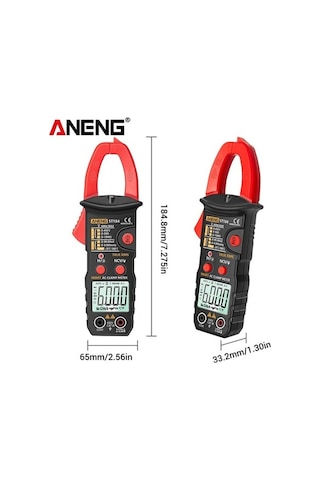Didadodo Aneng St184 Multimetre, Akıllı Test Cihazı, Gerilim-akım Pens