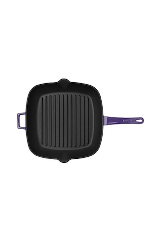 Lava Grill Tava 28*28 Metal Saplı Mor
