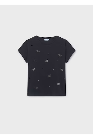 Mayoral Kız Çocuk T-shirt 854 Siyah