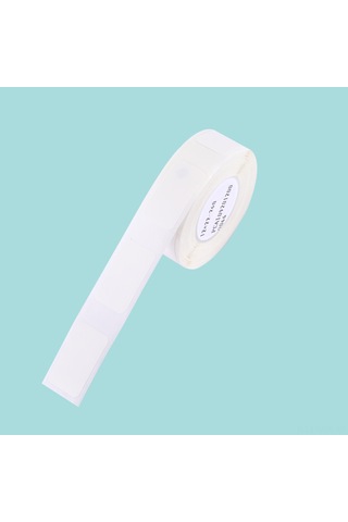 Moveevo Beyaz Termal Etiket Kağıdı, 12x22mm, 260 Adet, Suya Dayanıklı, Otomatik Yapışkan, Renksiz, Ev/ofis/mağaza Kullanıma Uygun 1 Rulo