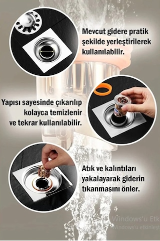 Mucit Home Anti Koku Önleyici,gider Pis Koku Önceliyici,böcek Önleyeci,duş Yer Sifonu Geri Akış Önle