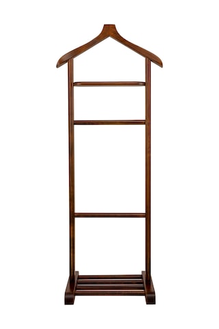 Tek Tepeli Dilsiz Uşak Koyu Kahverengi Masif Ahşap Palto Ceket Kahverengi