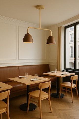Lumière Deux Sarkıt Lamba-avize - Modern Endüstriyel Mufak Hol Cafe Salon Avize Kahve Rengi