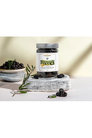 Doğal Fermente Siyah Zeytin 500 Gr