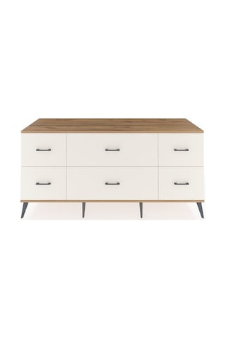 Kronos Konsol 6 Çekmeceli 176x59x83 Çam-aytaşı/aytaşı Atlas Çam