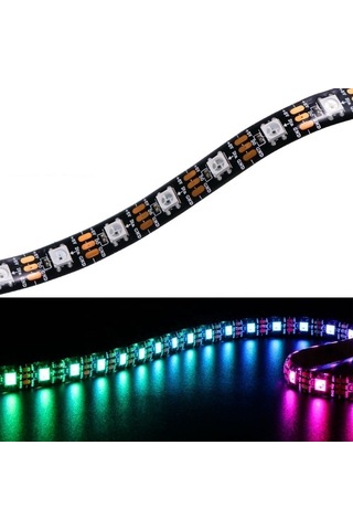 Ws2812B Rgb Şerit Led Ip65 Metrede 60 Led