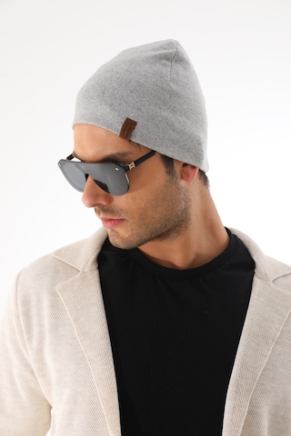 Erkek Penye Gri Bere Gri