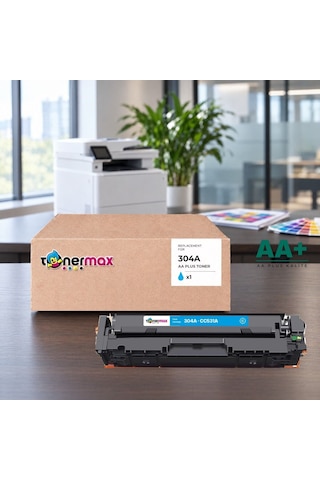 Hp 304a Cc531a Mavi Uyumlu Toner Aa Plus / Color Laserjet Cp2025 / Cm2320