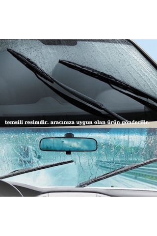 Fiat Linea 2007 2008 2009 2010 2011 2012 Uyumlu Araca Özel Ön Cam Silecek Süpürgesi Takımı 650mm + 380mm GLZ03208446
