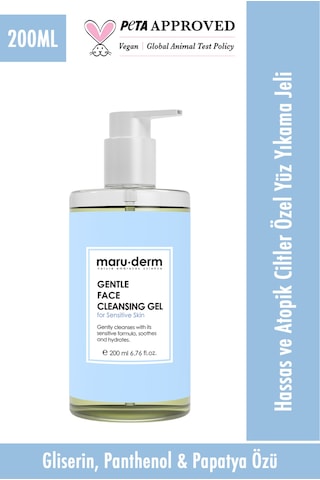 Maruderm Hassas ve Atopik Ciltler İçin Yüz Yıkama Jeli 200 ML