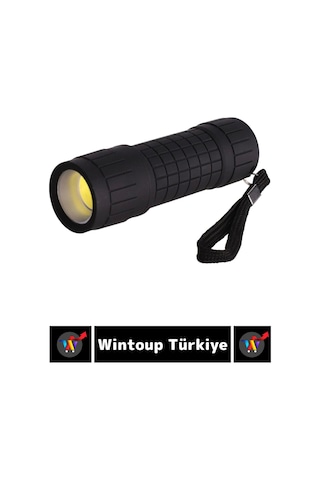 Premium Kamp Avcı Balıkçı Deprem Enerji Tasarruflu Beyaz Işık Pilli Sert Plastik Güvenlik El Feneri Çok Renkli