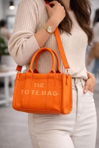 Alyora Premium Turuncu Tote Bag Şık & Günlük Kullanım Omuz Çantası