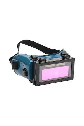 Jeemson Kara-mavi Otomatik Koyuflatan Kaynak Gözlüğü - Uv/ır Engelleme, Plevikli, Akıllı Sensörlü Kaynakçı Göz Koruması