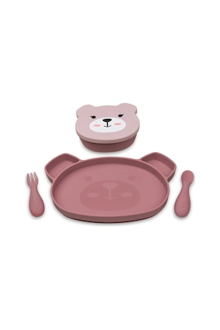 Tum Tum Silikon Beslenme Seti 5 Parça - Betsy Bear
