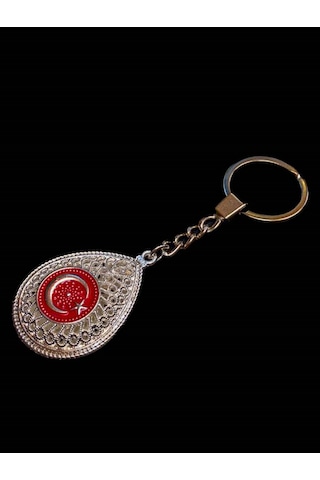 Telkari Model Ayyıldız Tasarım Anahtarlık