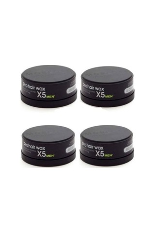 Morfose Pro Hair X5 Men Maximum Control Wax Siyah 4 x 150 ML