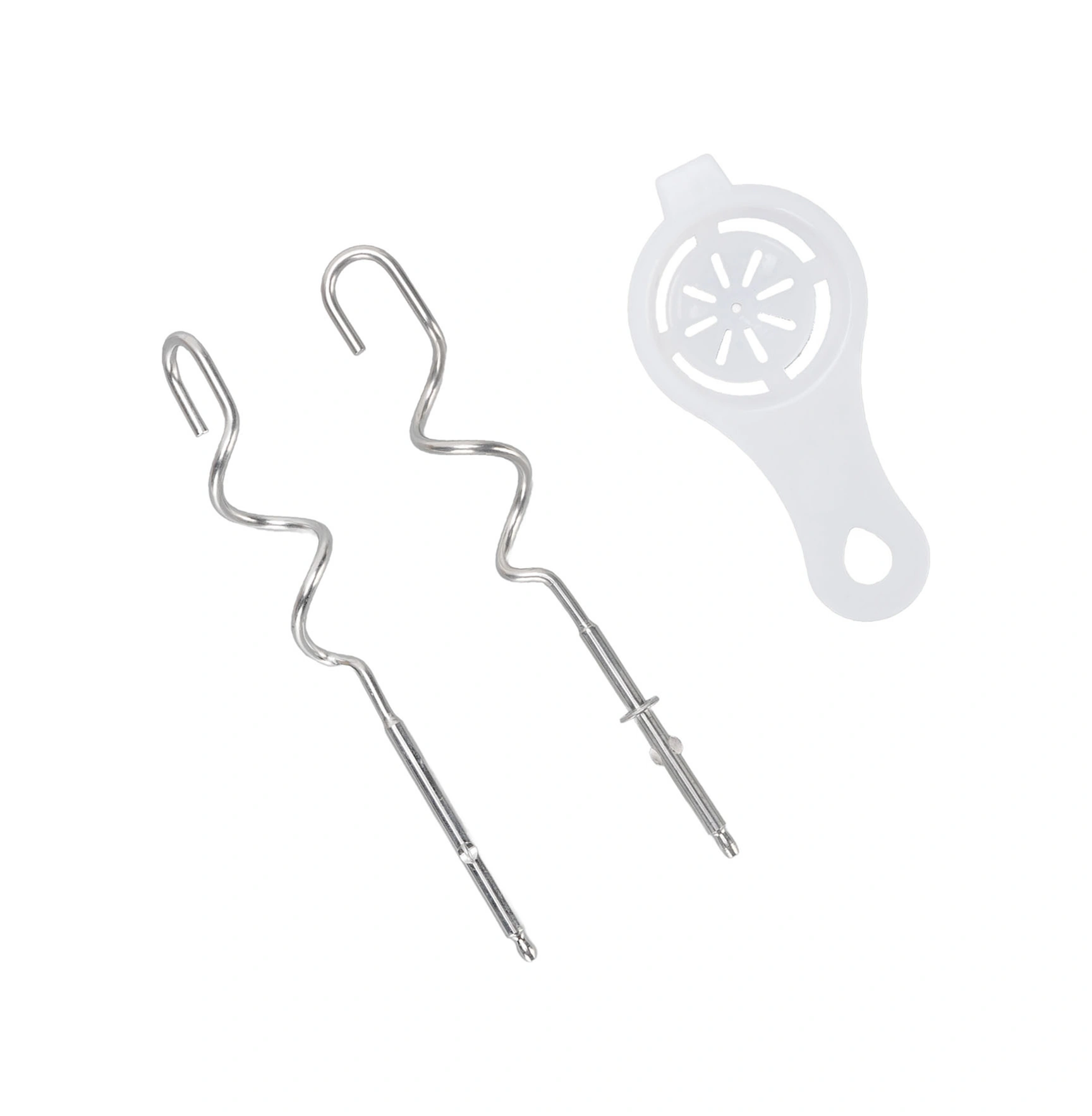 Geeroyoo Kenwood El Mikseri İçin Paslanmaz Çelik Hamur Kancaları Ve Yumurta Beyazı Ayırıcı Seti - Hamur, Krema, Şeker Karıştırma Ve Pasta Pişirme Aksesuarı Diğer