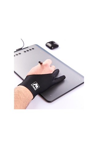Meks Sanat Ve Eğitim Için Grafik Tablet Çizim Ve Tasarım Eldiveni M ( Medium)